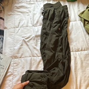 Olive Green lululemon sweatpants